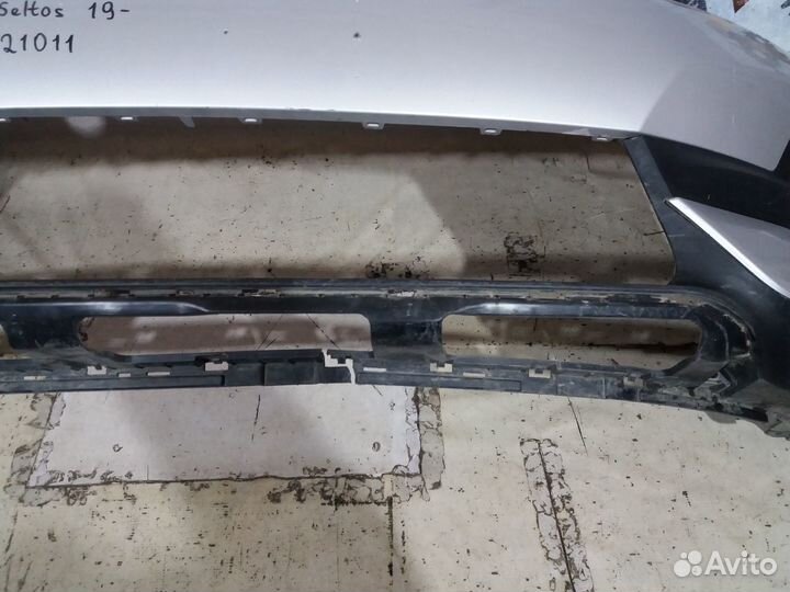 Кия Селтос 2019- Бампер передний 21011