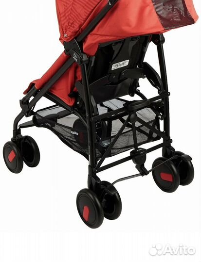 Коляска трость peg perego pliko mini красная