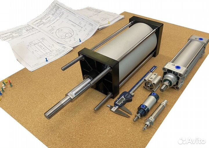 Пневмоцилиндр Festo dsbg-100-150-PPV-A (аналог)