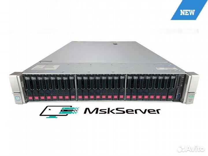 Сервер HP DL380 Gen9 24xSFF 2x E5-2660v4 256Gb
