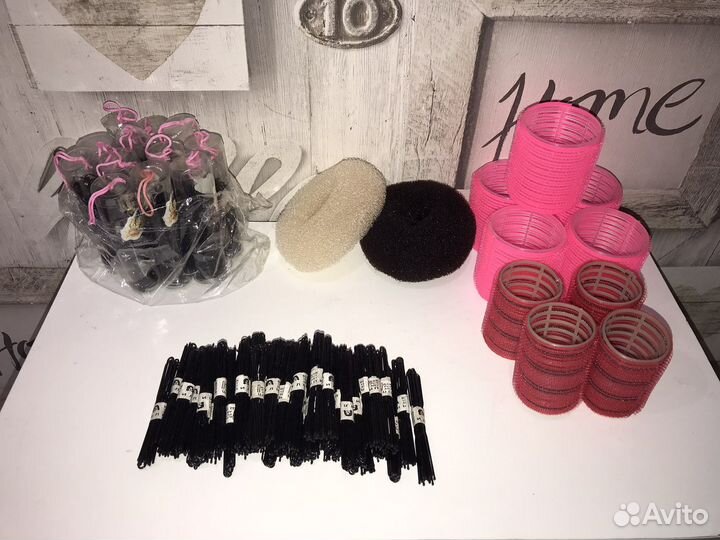 Шпильки невидимки резинки валики для волос