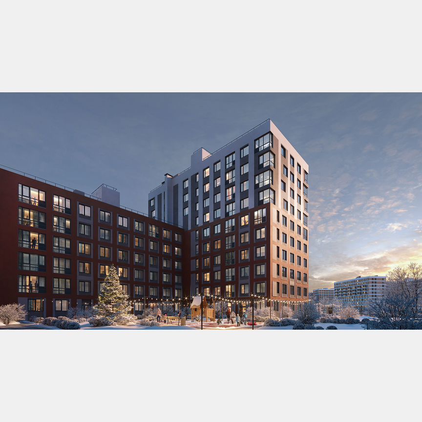 2-к. квартира, 57,4 м², 6/10 эт.