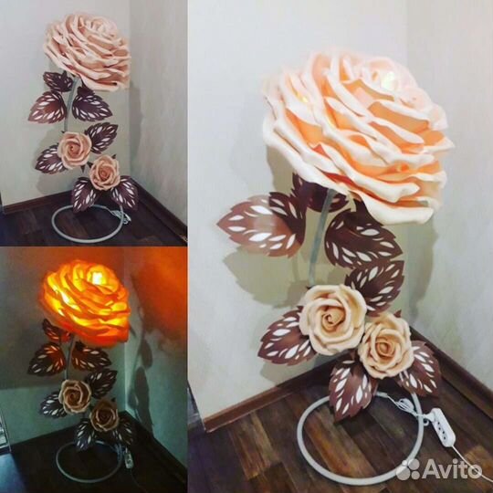 Светильник роза