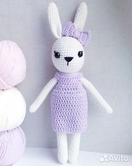 Игрушка мягкая Заяц ручная работа