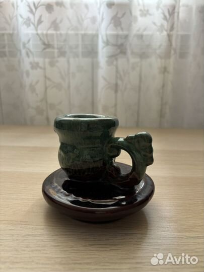 Керамический подсвечник