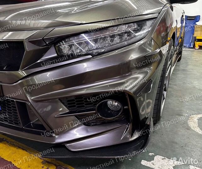 Накладка переднего бампера