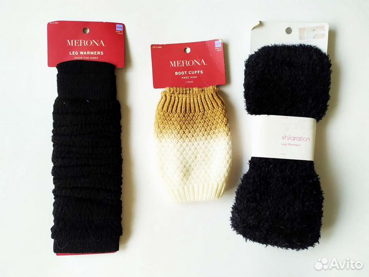 Красивые теплые гетры (разные) Англия