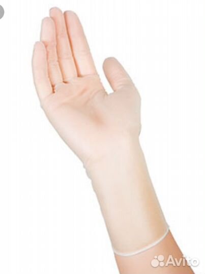 Перчатки виниловые