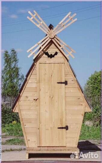 Дачный туалет деревянный хпв 090
