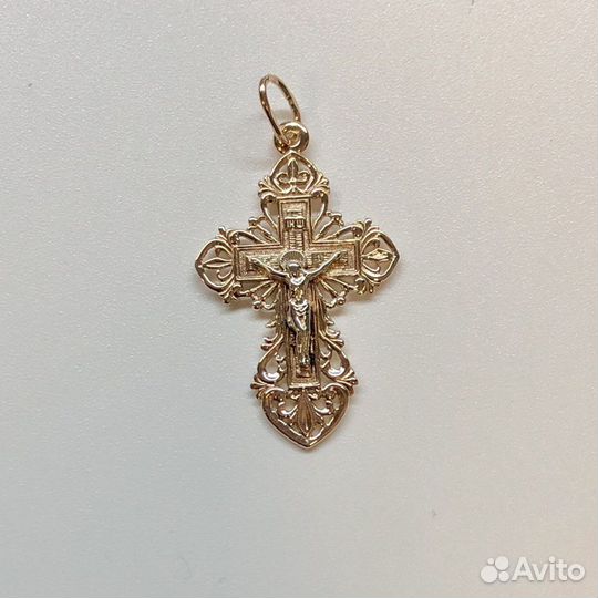 Золотой крест 585 пробы
