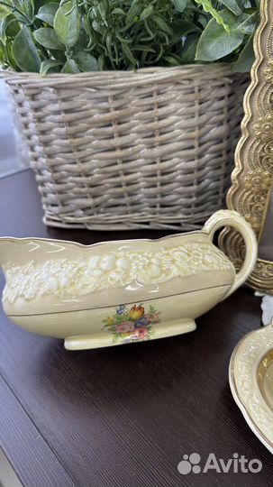 Антикварные соусники Crown Ducal