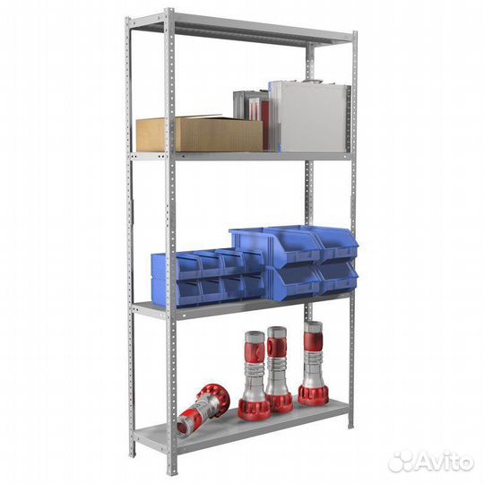 Стеллаж складской MS Standart 100/40/200