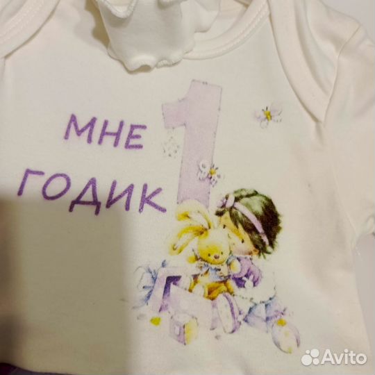 Платье боди для девочки 80