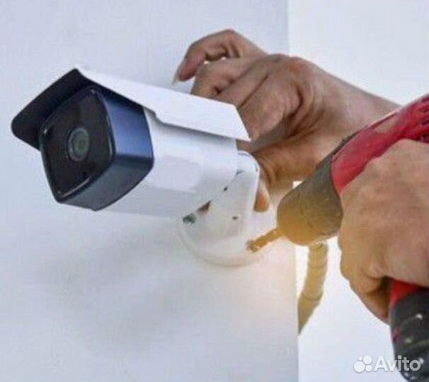 Установка камер видеонаблюдения