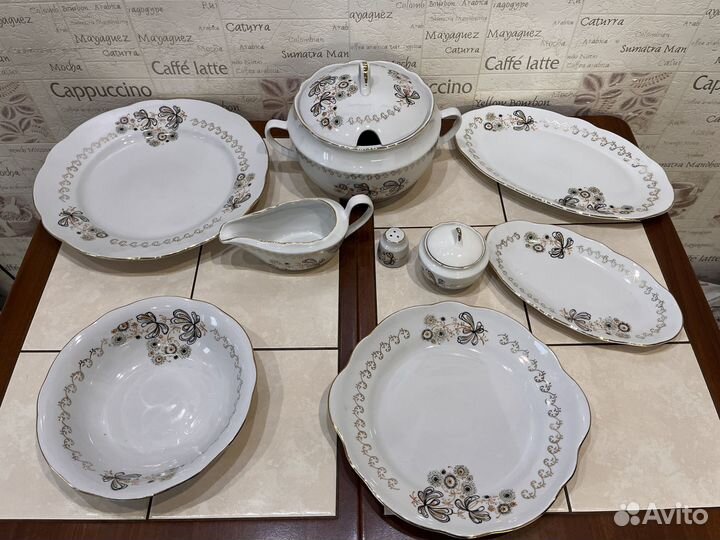 Набор столовой посуды Рижский фарфоровый завод