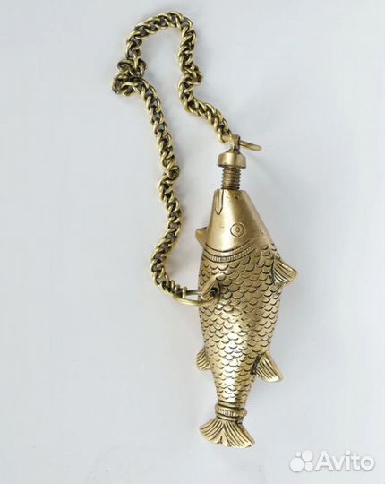 Рыба латунная статуя для сурьмы кажал подводки