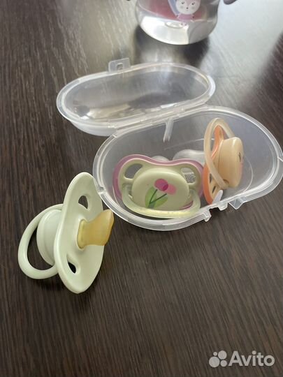 Соска пустышка philips avent 0 6 ортодонтическая