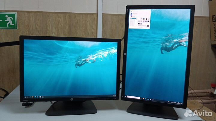 Монитор 24 дюйма HP / ips / 15 штук
