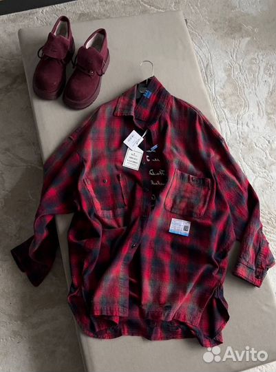 Рубашка Maison mihara yasuhiro оверсайз