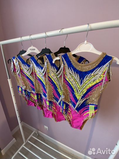 Групповые купальники для художественной гимнастики