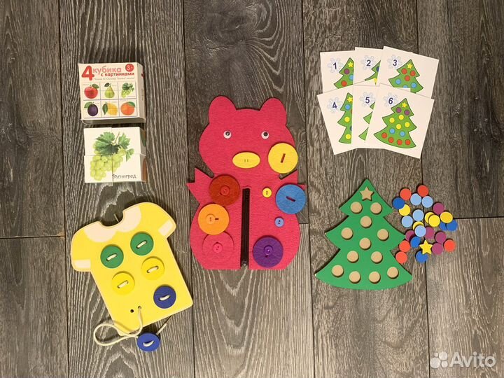 Развивающие игрушки Пазл Забивалка Шнуровка