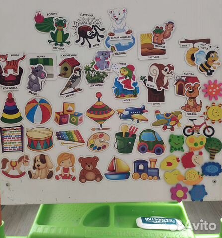 Детский набор магнитов на холодильник