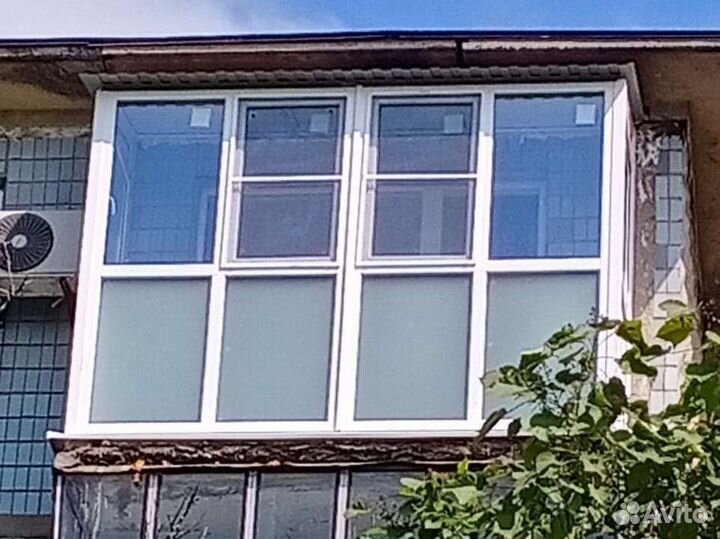 Балкон с крышей под ключ