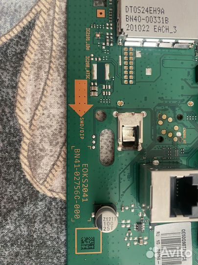 Разбор samsung QE50Q67TAU