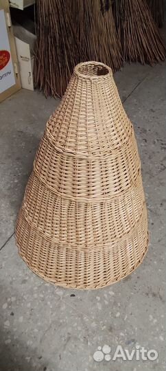 Светильник плетеный