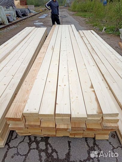 Доска хвоя сухая строганная кат. В 45х95х6,0