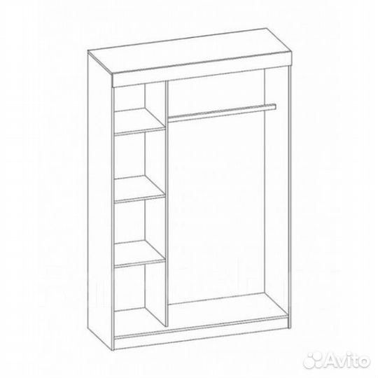 Шкаф купе венге