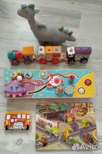 Деревянные игрушки-развивашки для мальчика