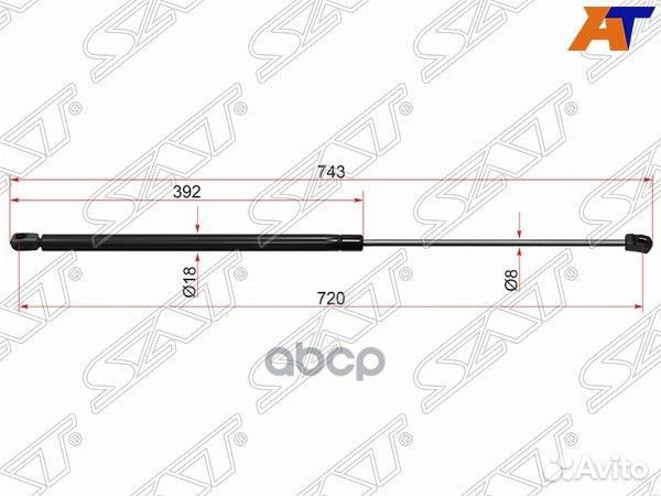 Амортизатор капота audi A6 06- ST-4F0823359A Sat