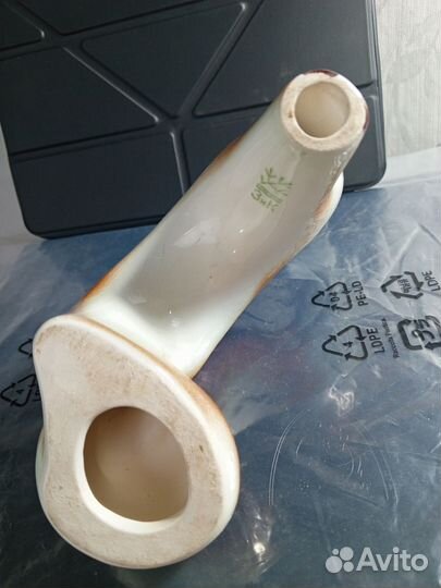 Лиса фарфоровая статуэтка СССР