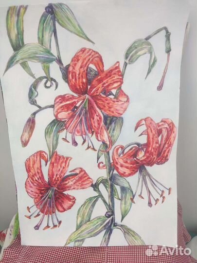 Картина акварель