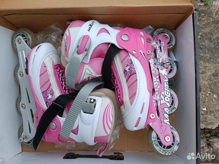 Роликовые коньки раздвижные 36-39р