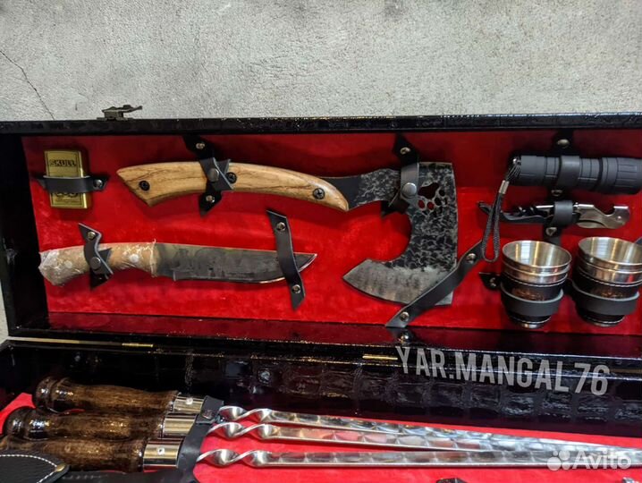 Мужской подарочный набор шампура