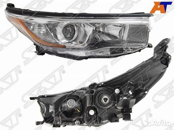Фара toyota highlander