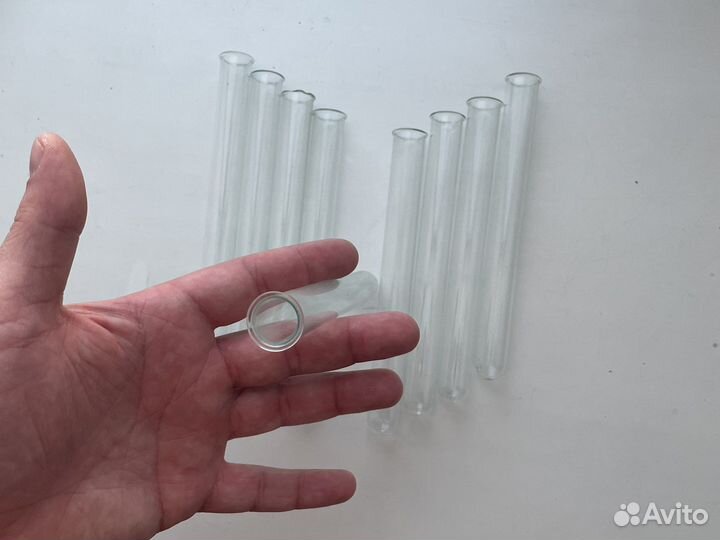 Пробирки стеклянные 9шт