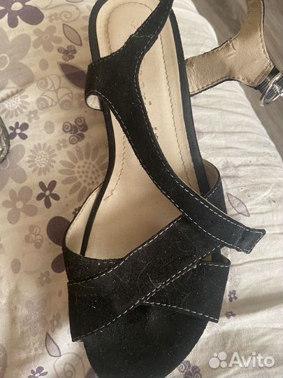 Босоножки женские 40 размер натуральная замша