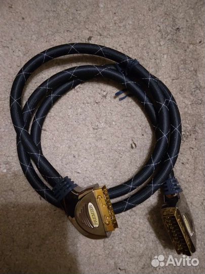 Кабель Hi-Fi аудио/видео RGB scart - scart