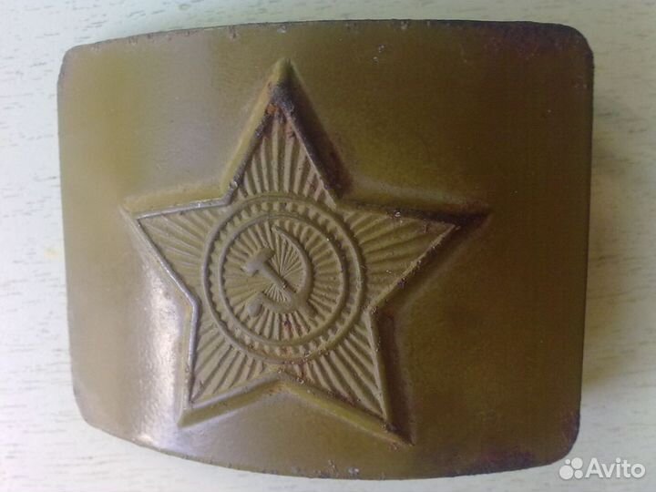 Пряжка для ремня стальная военная СССР