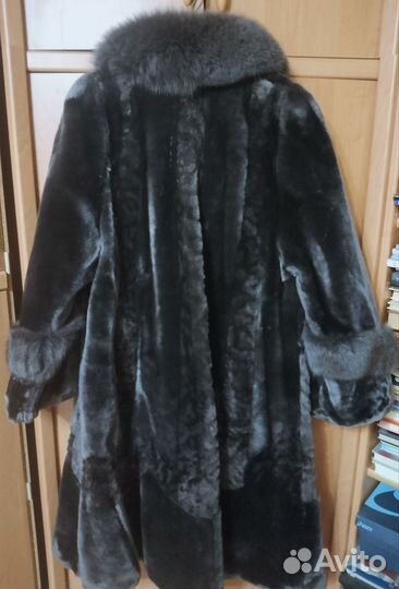 Шуба мутоновая натуральная