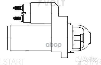 Стартер для а/м Kia Rio (11) 1.4i/Cerato (10)