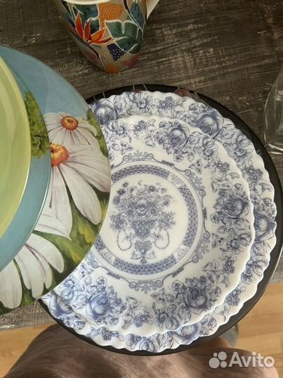 Тарелки стаканы