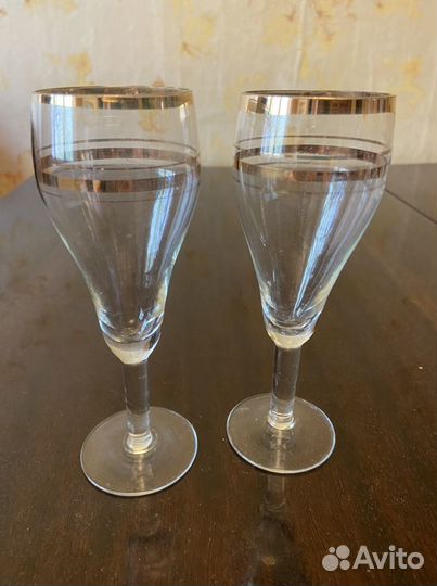 Стаканы, рюмки, фужеры хрусталь СССР