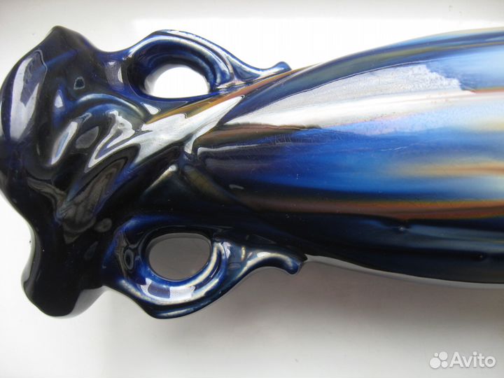 Шикарные антикварные вазы майолика