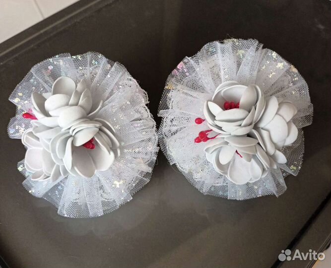 Бантики однотонные