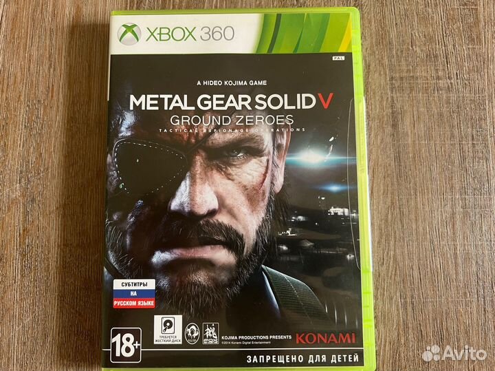 Игра Metal Gear Solid V Ground Zeroes (XBox 360)