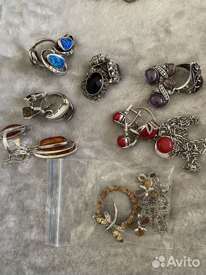 Серебряный комплект